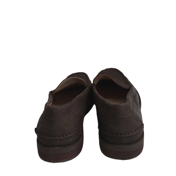 POLO RALPH LAUREN KRISTOFER‎ SO - LFR BROWN LEATHER LOAFERS SIZE 11D